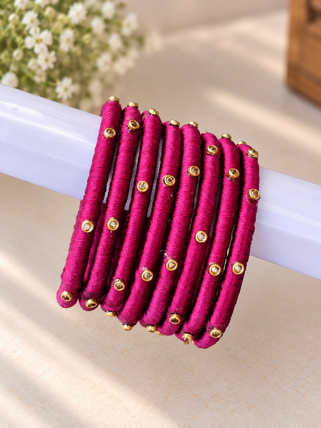 Navratri — Fuchsia Silk